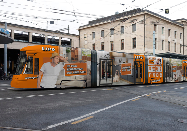 LIPO-Tram «Cityrunner» in Genf